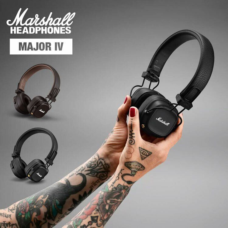 勁減價!正品黑/啡MARSHALL MAJOR IV MAJOR 4 BLUETOOTH BLACK/BROWN