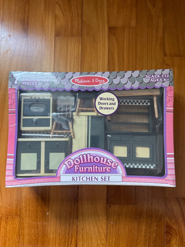 Melissa and doug dollhouse shop furniture kitchen set