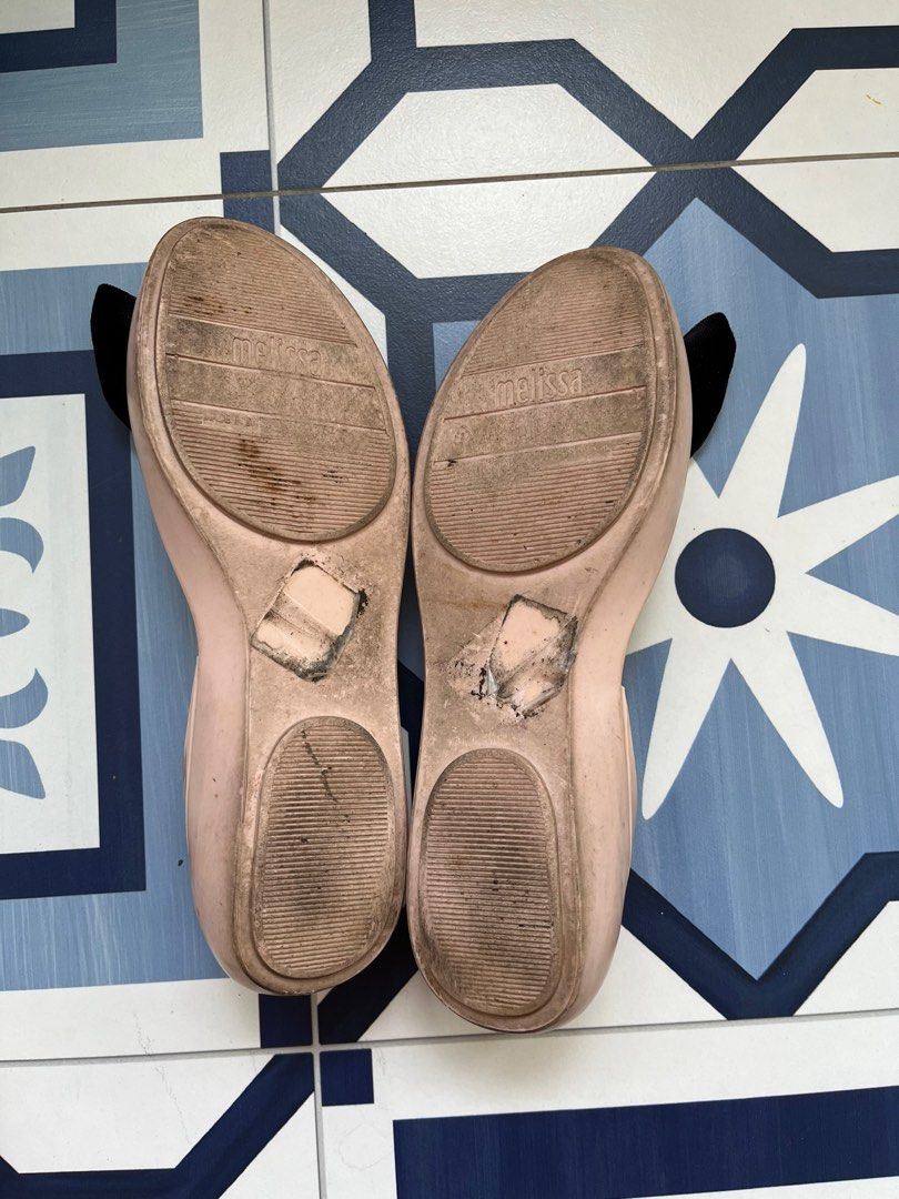 Melissa peep toe flats 2025