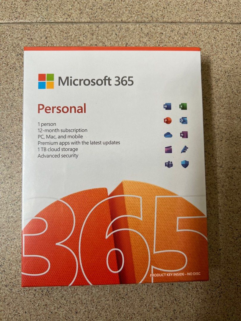 Microsoft Personal Computer Microsoft 365 Personal, Computers & Tech, Office & Business Technology ...