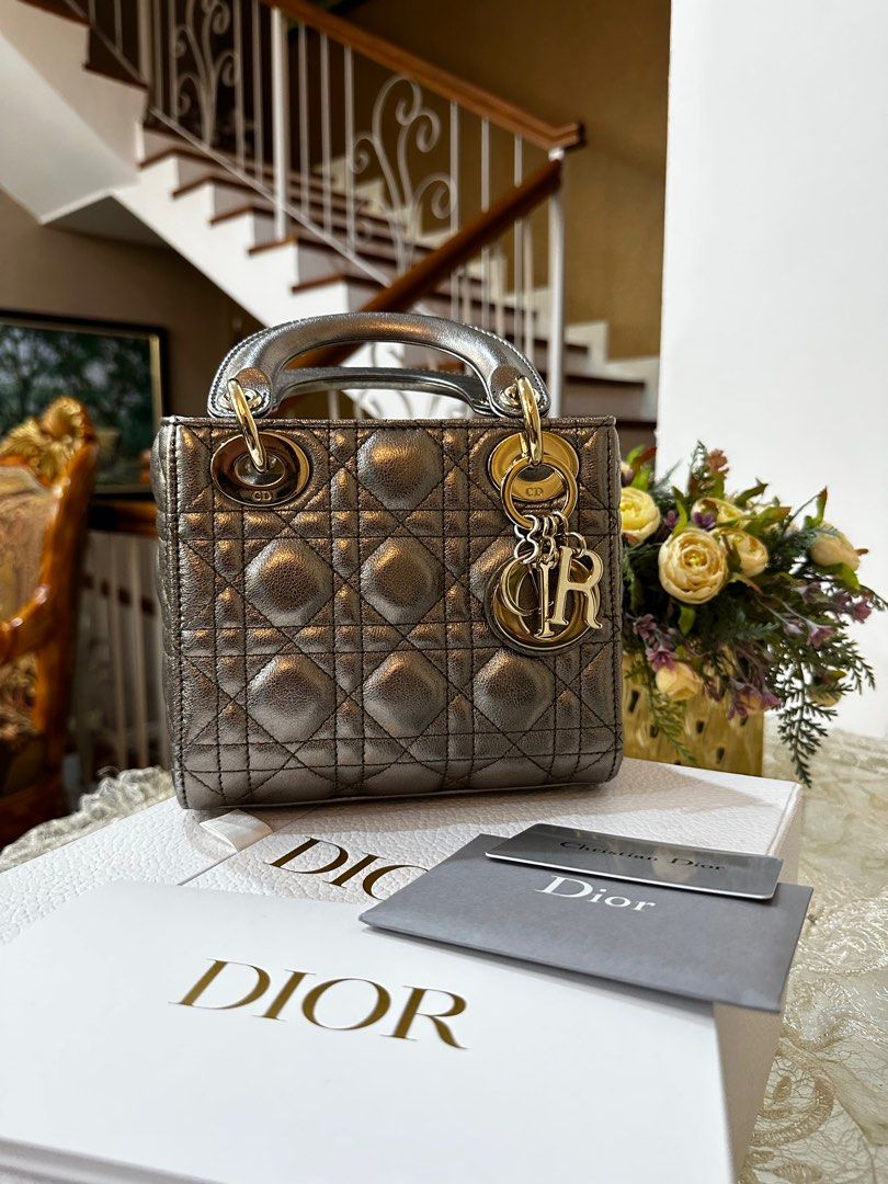 Lady dior metallic shop
