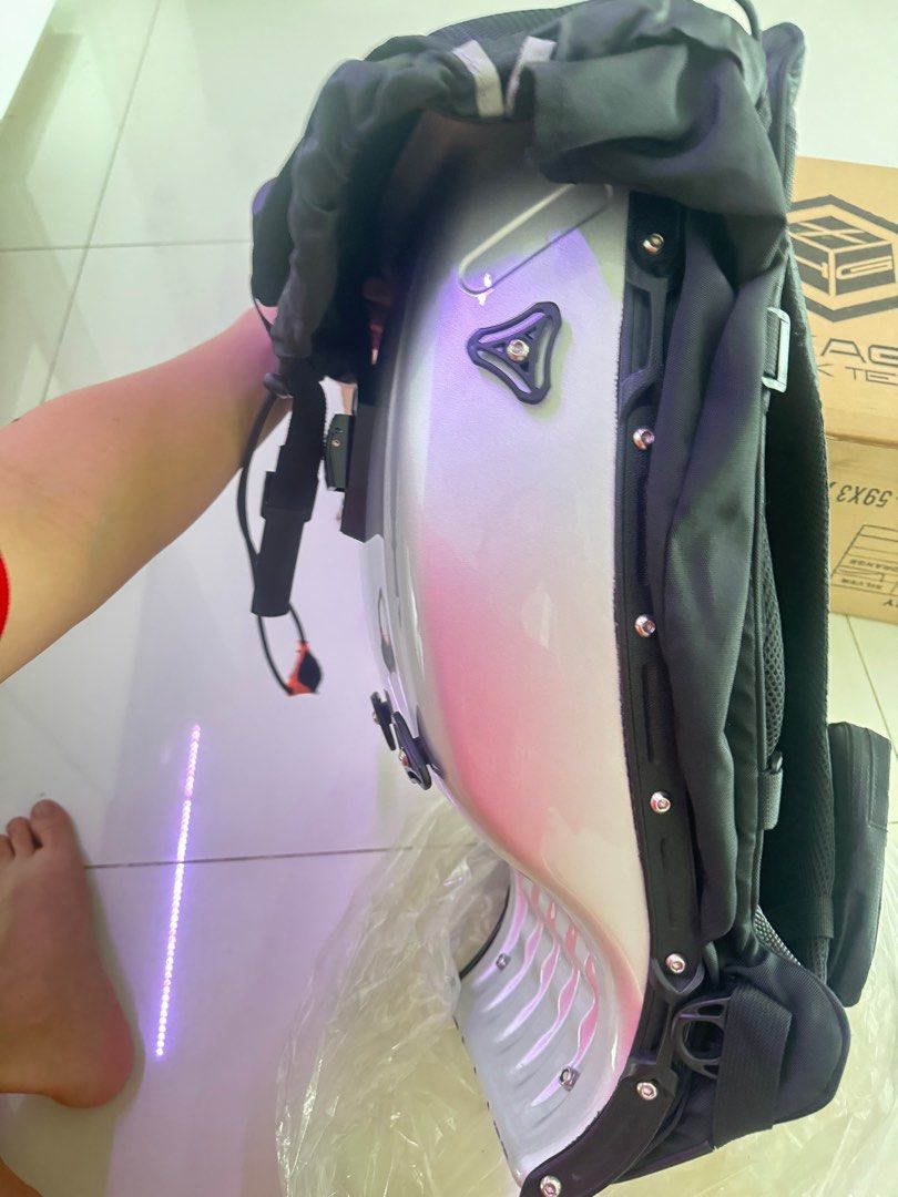 Shell Riding Bag Motorcycle Riding Hard shell luggage backpack shoulder waterproof ...