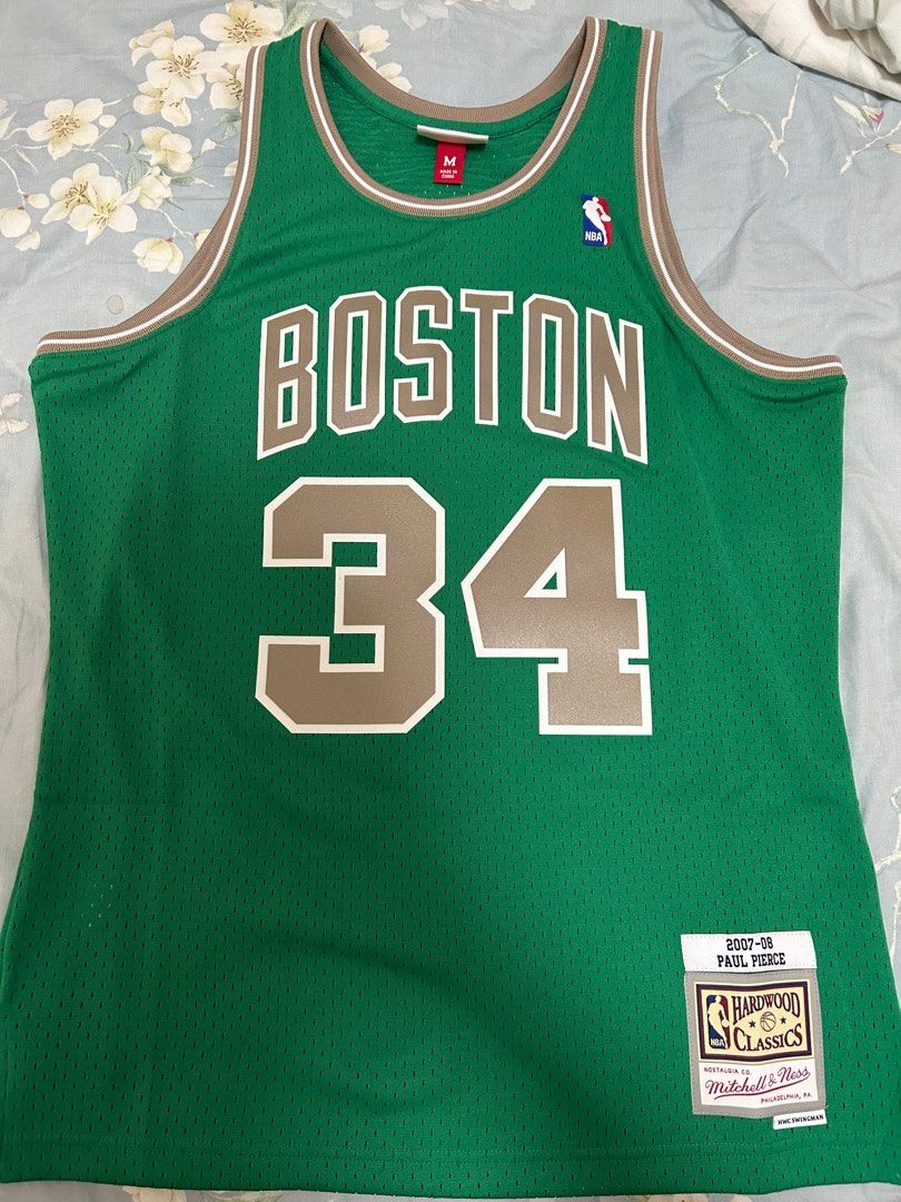 NBA Celtics Paul Pierce Jersey ST Patrick s Day Swingman