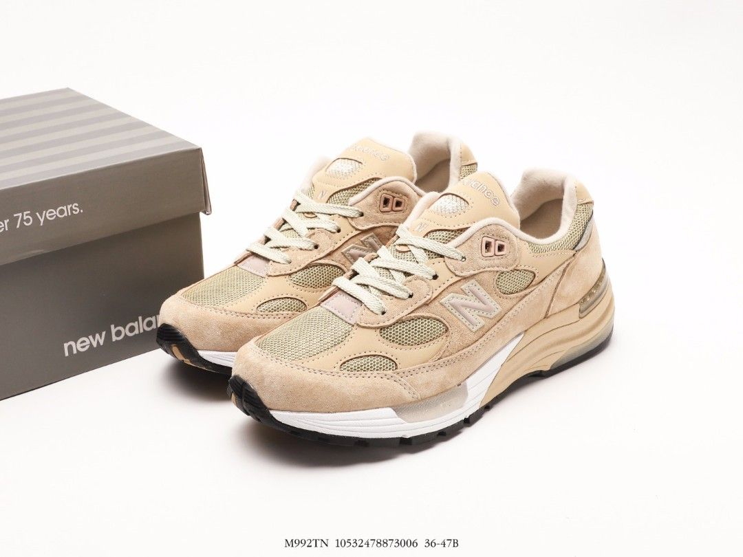 New Balance 992 Tan MADE IN USA khaki shoes US 5 US 11 Men s Fashion Footwear Sneakers on Carousell