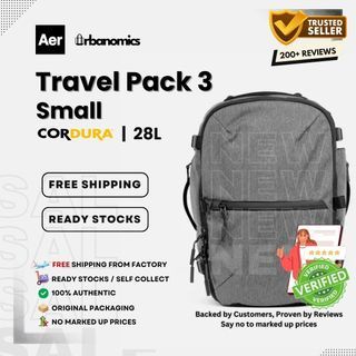 Aer Travel Pack 3 Small Backpack in Heather Gray