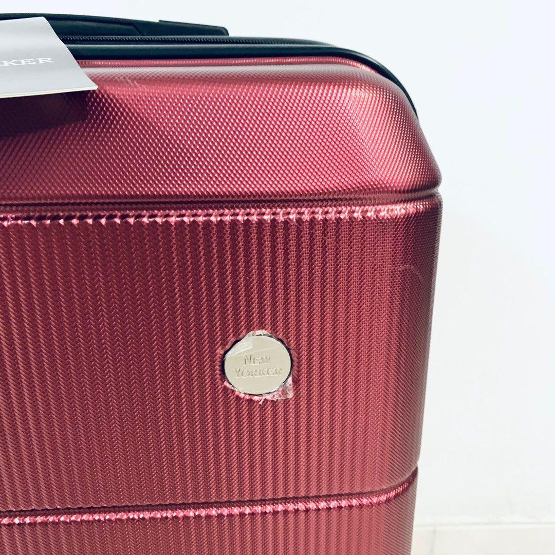 New Yorker luggage red 24 inch Hobbies Toys Travel Luggage on Carousell