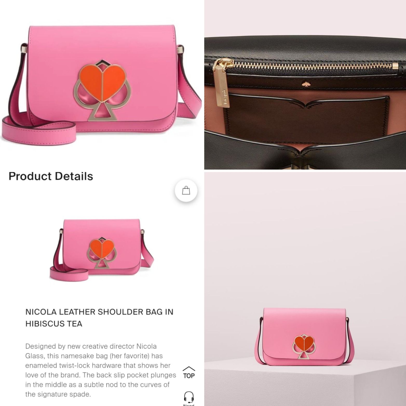 Nicola twist lock medium shoulder bag hot sale