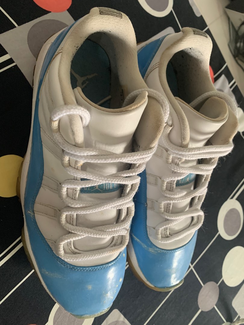 Jordan 11 light blue hot sale