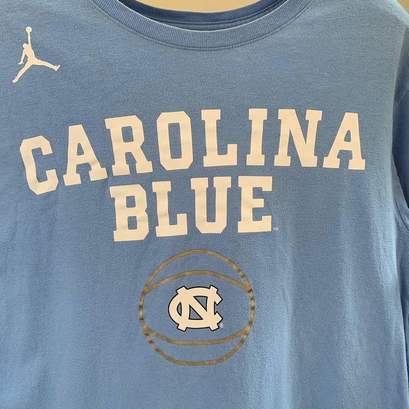 north carolina blue and white jordans
