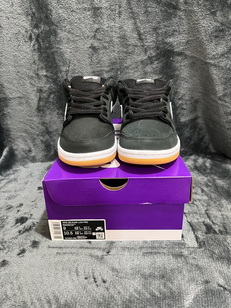sb dunk low pro sizing
