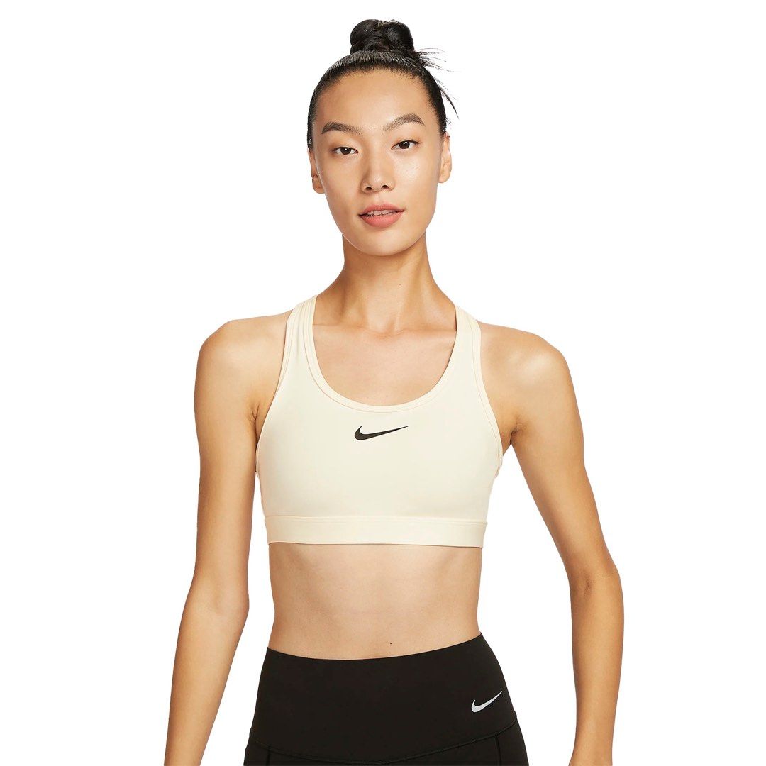 NEW] Nike Swoosh Sports Bra, Women's Fashion, Activewear on Carousell