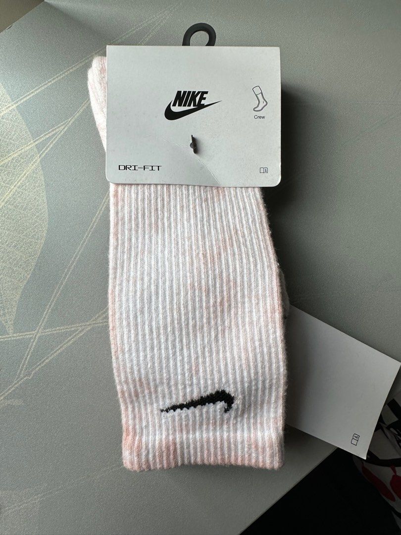 White nike store crew socks womens