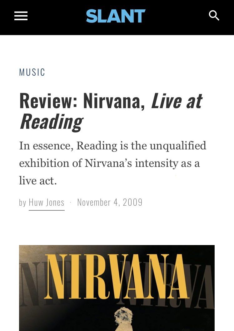 Nirvana Live at Reading 2LP 180gm, Hobbies & Toys, Music & Media, Vinyls on  Carousell
