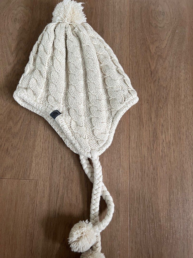 The north face deals women's fuzzy earflap beanie