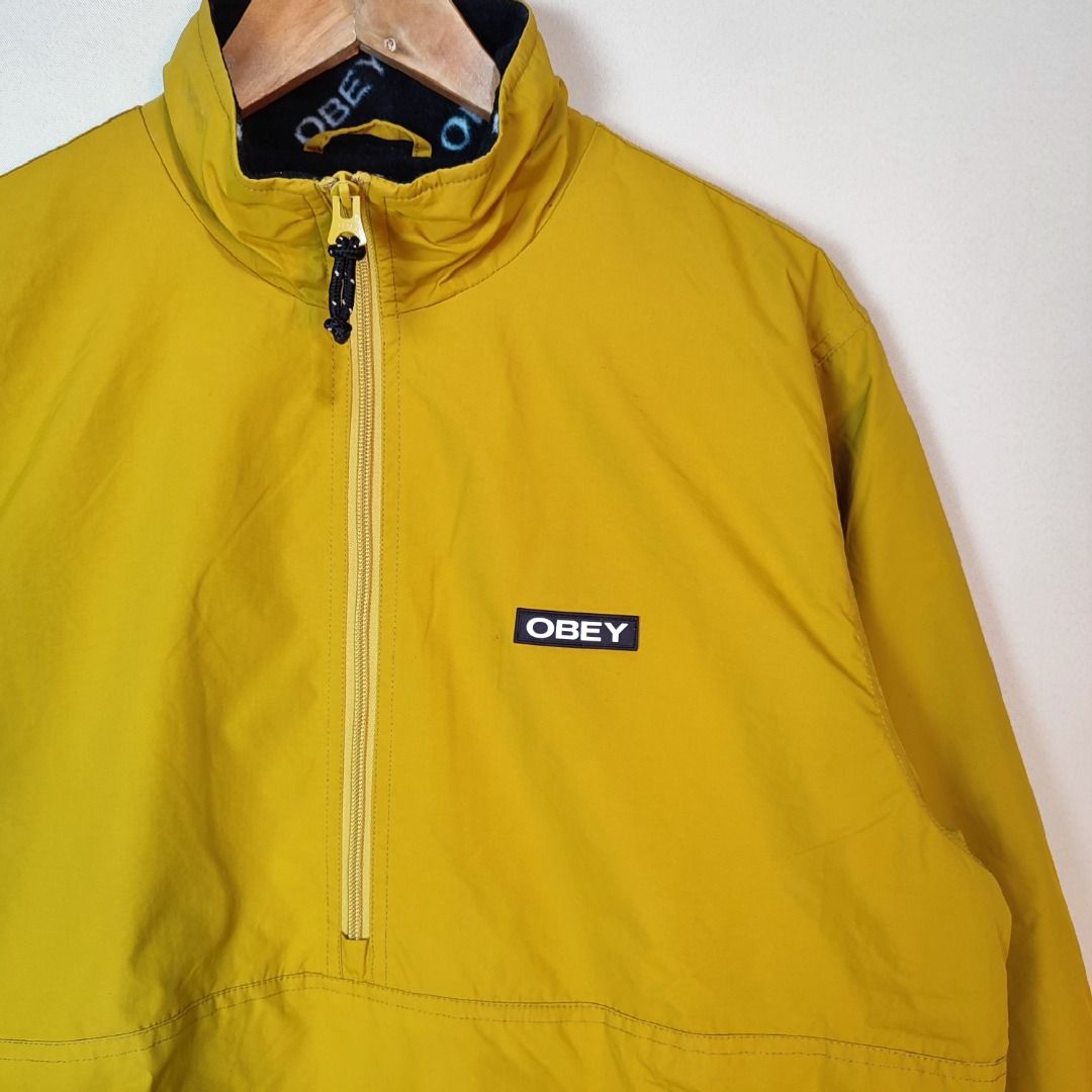 Obey 2024 yellow windbreaker