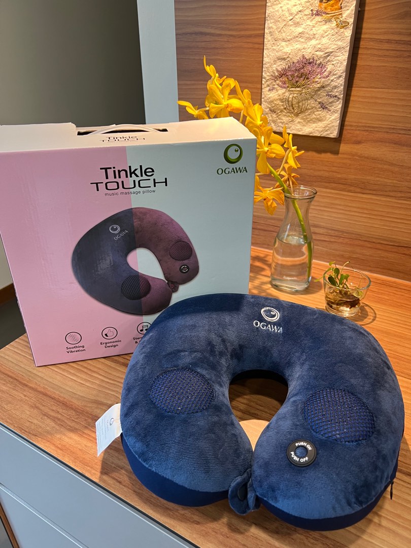 Ogawa tinkle touch music massage pillow top