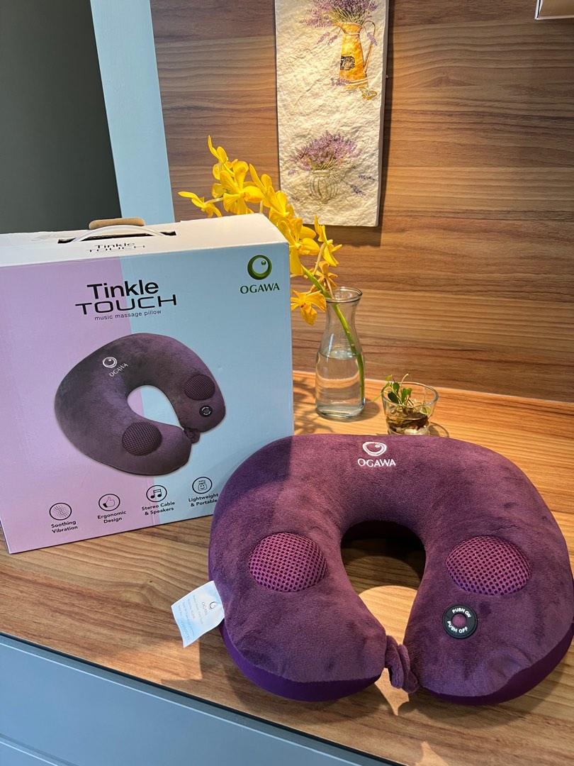 Ogawa tinkle touch deals music massage pillow