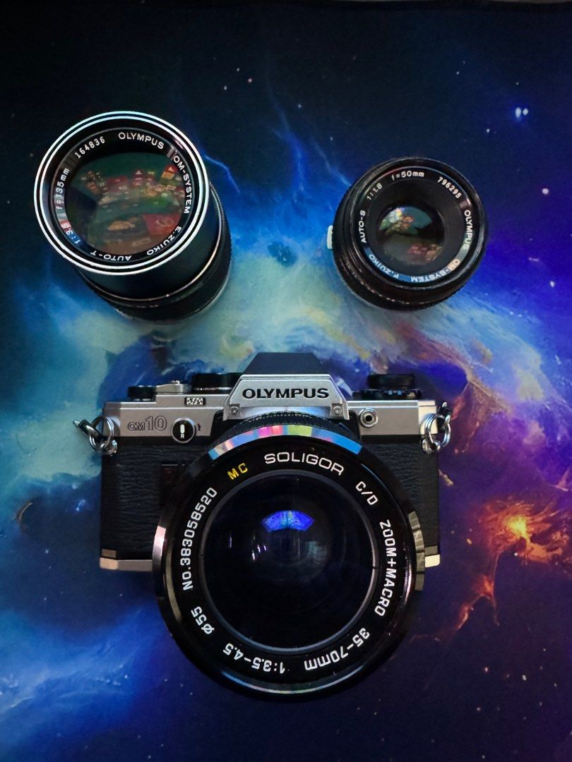 Olympus OM10 Film Camera, Photography, Cameras on Carousell
