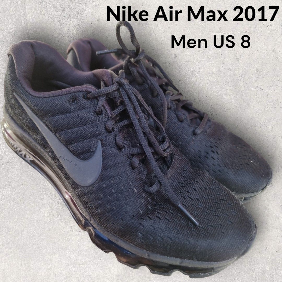 Purple and black hot sale nike air max 2017