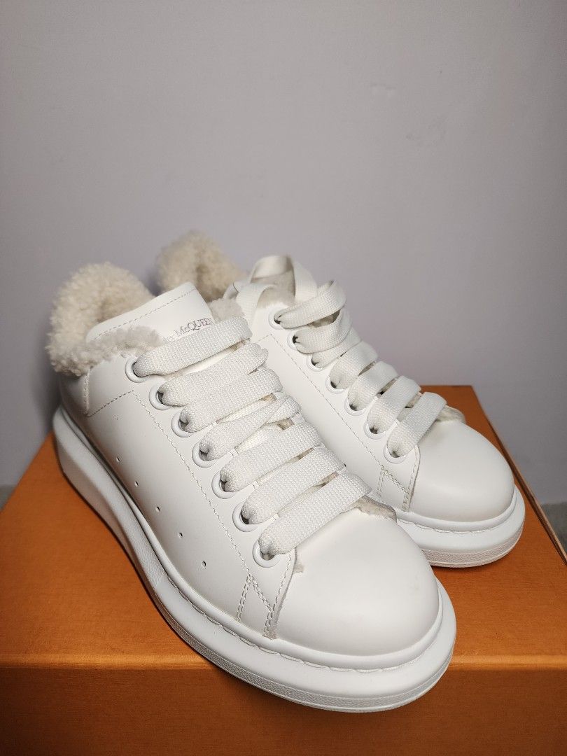 Alexander McQueen sneakers men oversize 553680WHGP79676 White - Lust Red  shoes | eBay