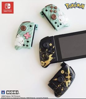 Original HORI Split Pad Pro (Pikachu Black & Gold), Nintendo Switch