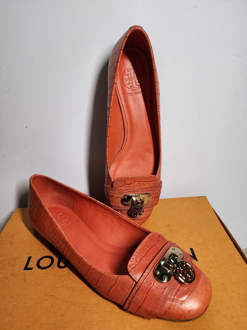 Tory burch outlet flats orange