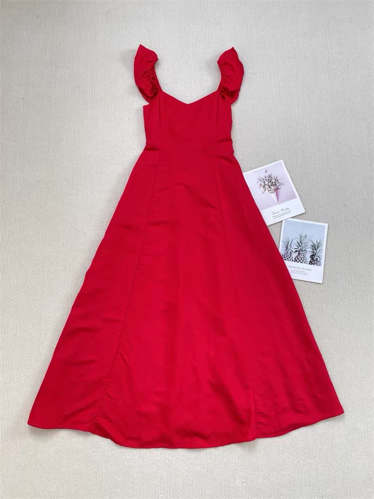 Oysho Red Midi Dress (Large), 女裝, 連身裙& 套裝, 連身裙- Carousell