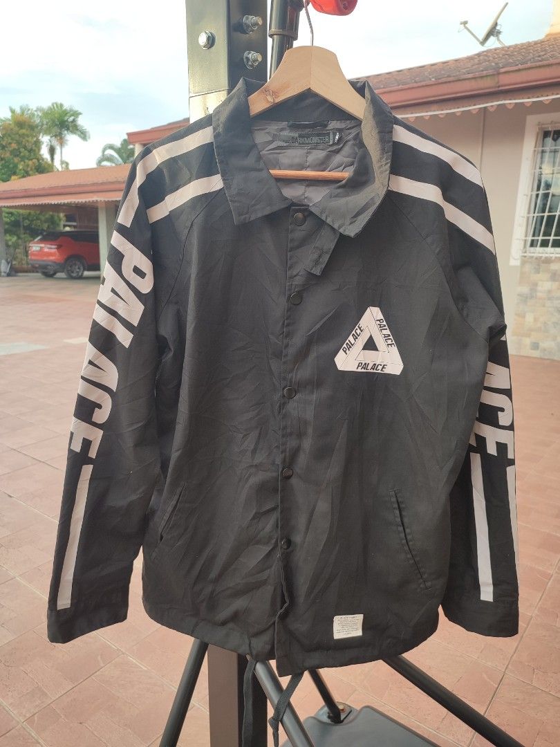 Palace Varsity Jacket Black Nylon Men s Fashion Tops Sets
