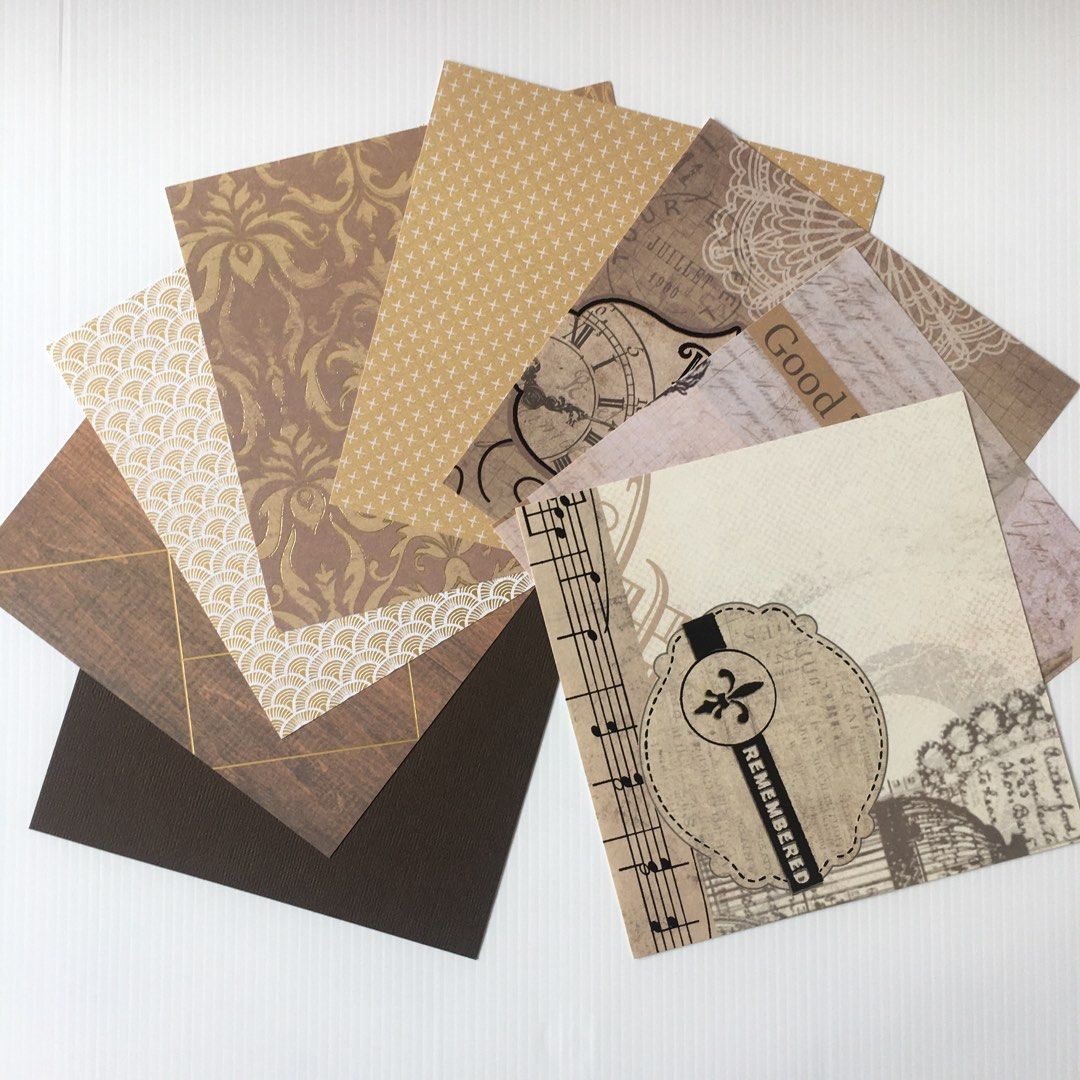 Patterned Paper Pack - Vintage 03 [PP35], Hobbies & Toys