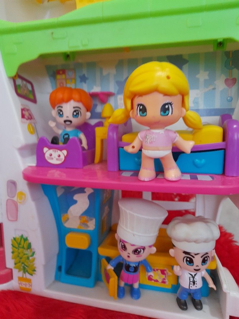 PIN Y PON - 5 Star Hotel, Hotel Playset With 2 Figures, Hotel