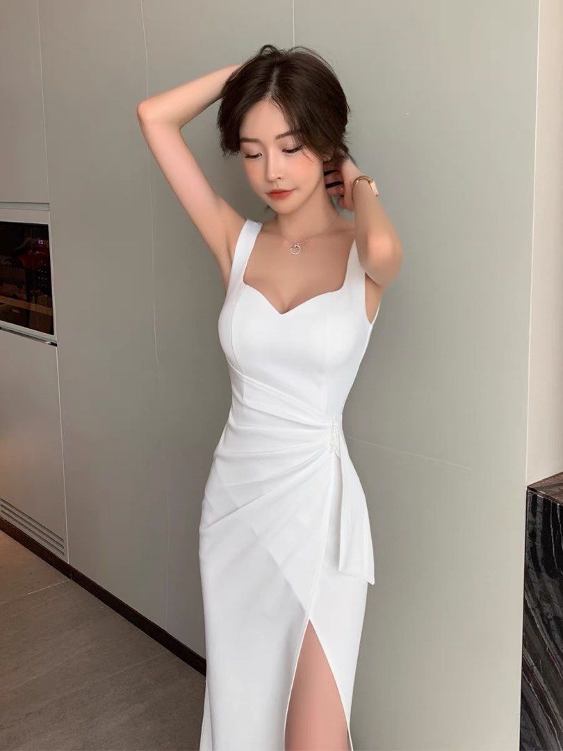 Next black and white dress top