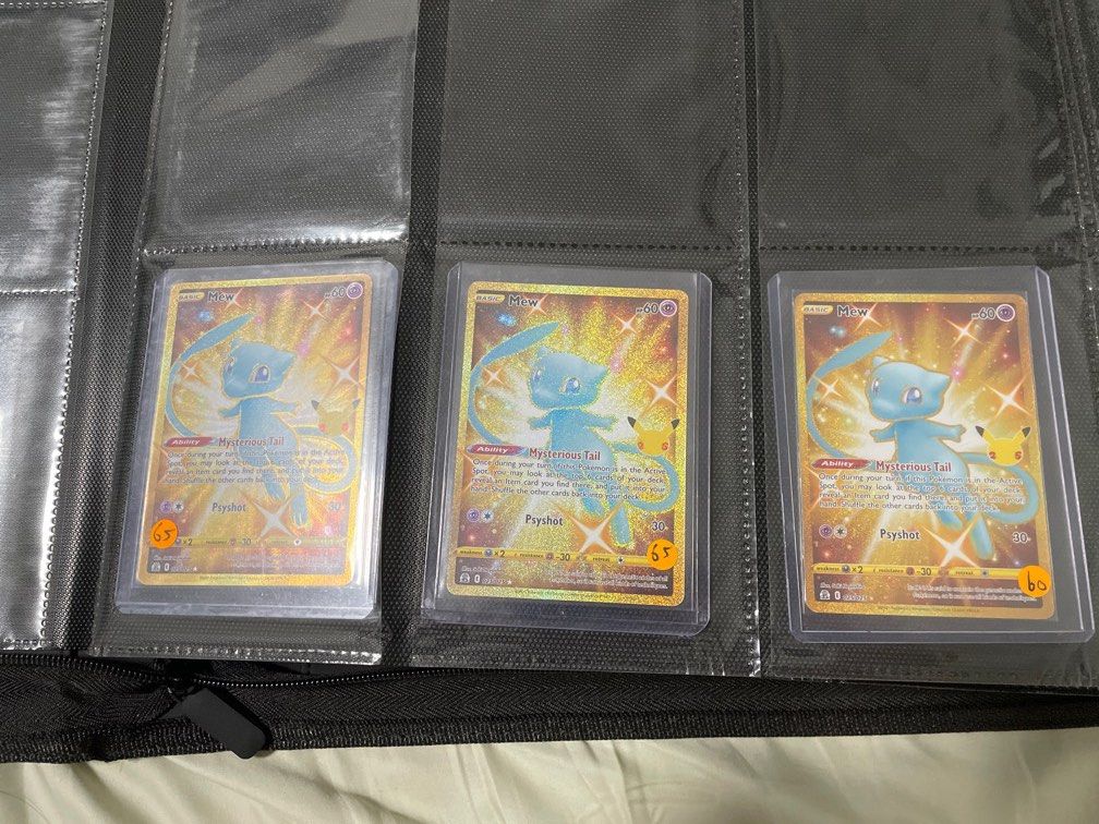 Pokemon Gold Mew celebrations, Hobbies & Toys, Toys & Games on Carousell