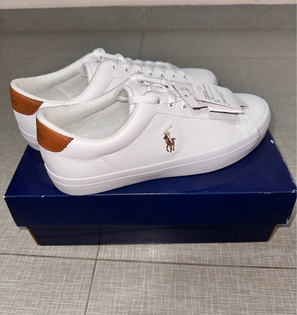 Ralph lauren white trainers new arrivals