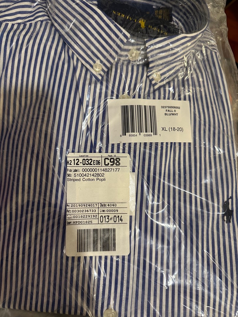 Polo Ralph Lauren shirt, 男裝, 上身及套裝, 西裝- Carousell