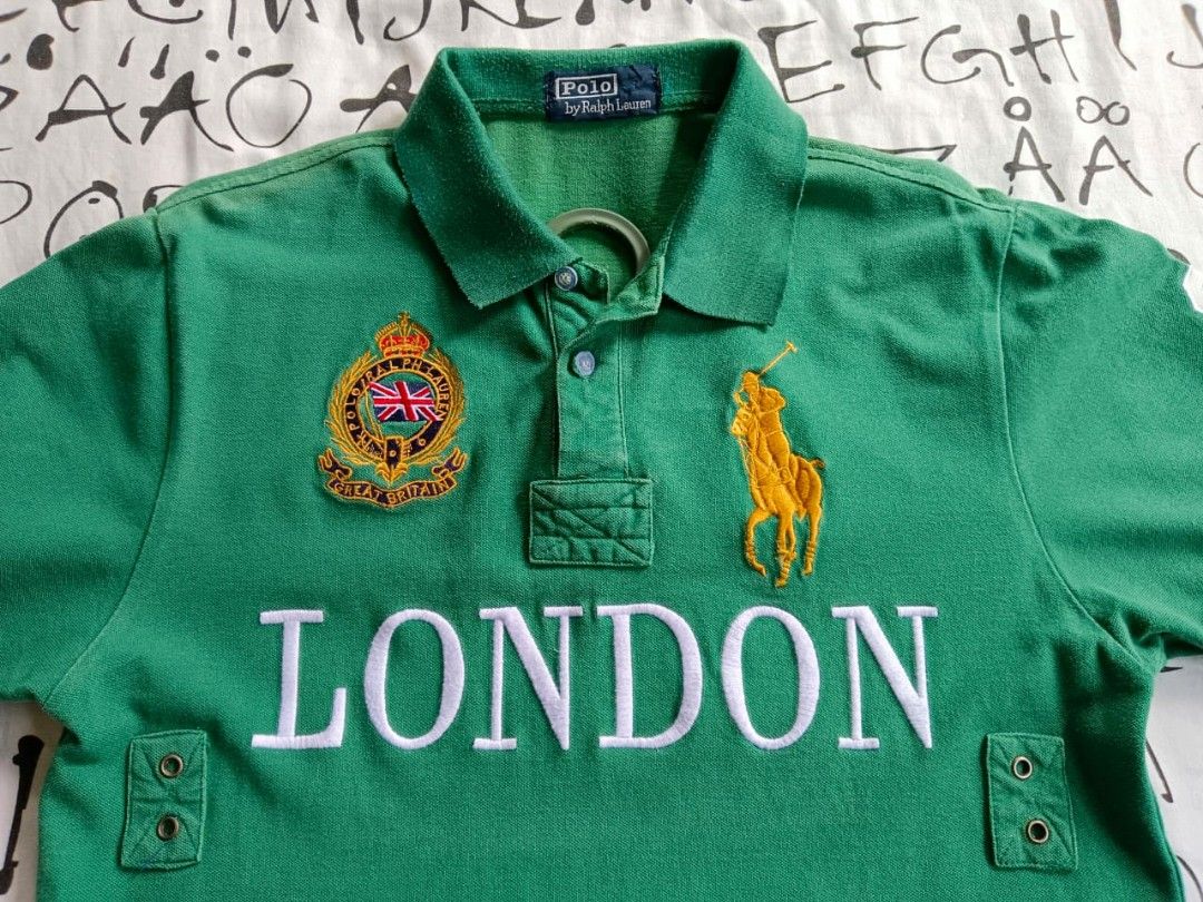 Polo ralph lauren london green shirt sale