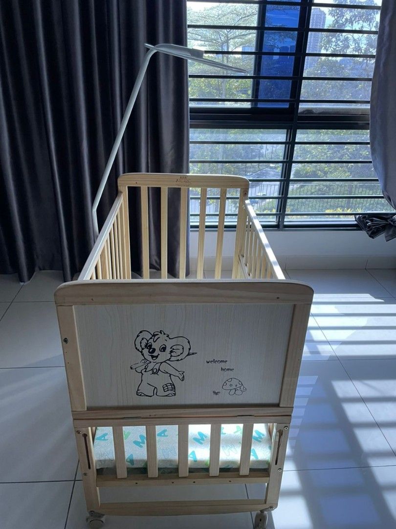 Preloved affordable baby cot Babies Kids Baby Nursery Kids