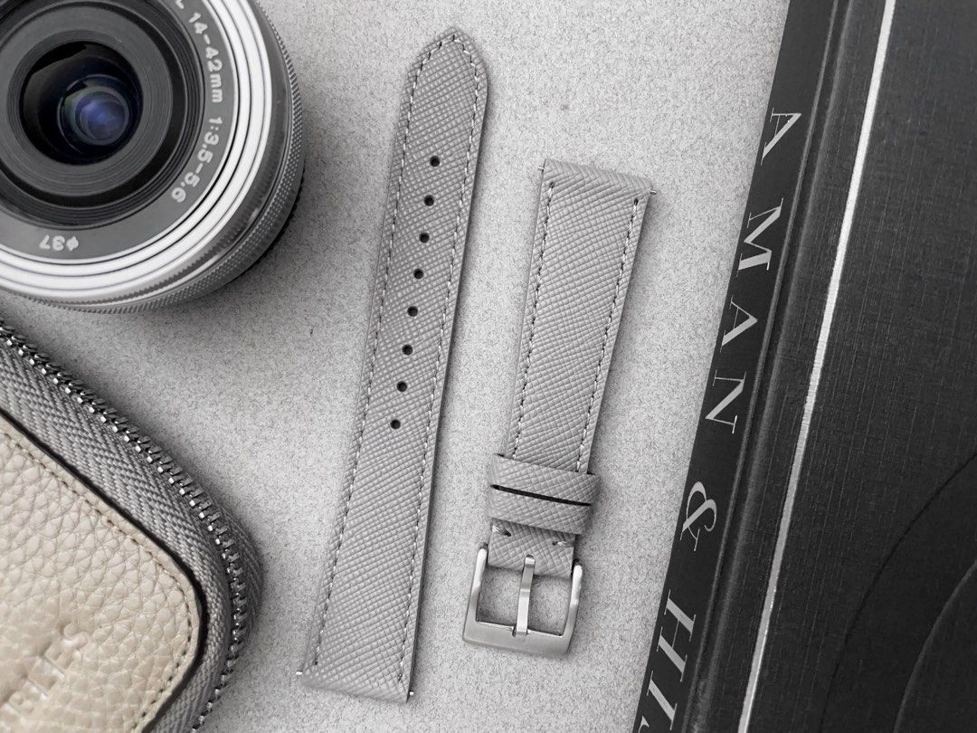 Premium Saffiano Leather Watch Straps - Grigio (Category: Luxury Watches) located in Manila. Submitted by frewx (Listing ID 1265174340, Image 2). Description: Free Shipping Nationwide (2-7days via J&T) Same day delivery within Metro Manila, Cavite and selected Laguna areas via Lalamove at buyer’s expense Leather Straps P2,250 Quick Release Spring bar equipped Watch straps made with Genuine Cowhide Top-Grain Leather Hand stitched Satin Brushed fin