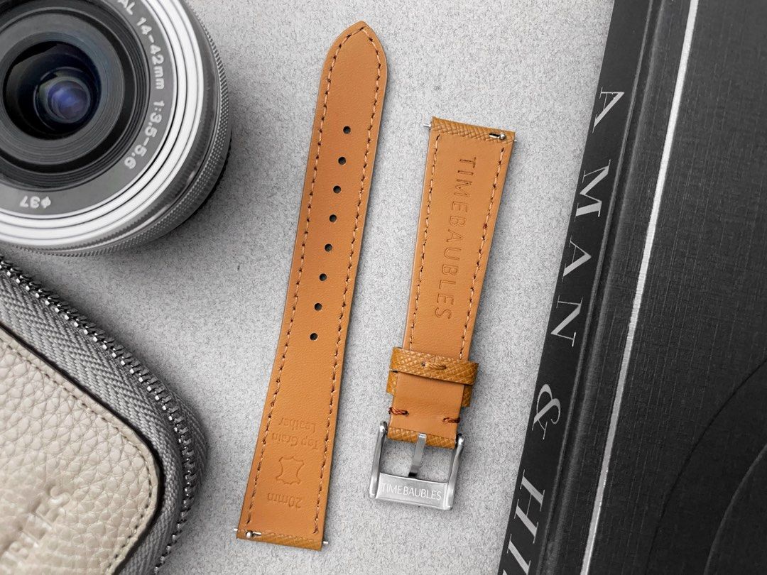 Premium Saffiano Leather Watch Straps - Marrone (Category: Luxury Watches) located in Manila. Submitted by frewx (Listing ID 1265175287, Image 2). Description: Free Shipping Nationwide (2-7days via J&T) Same day delivery within Metro Manila, Cavite and selected Laguna areas via Lalamove at buyer’s expense Leather Straps P2,250 Quick Release Spring bar equipped Watch straps made with Genuine Cowhide Top-Grain Leather Hand stitched Satin Brushed fi