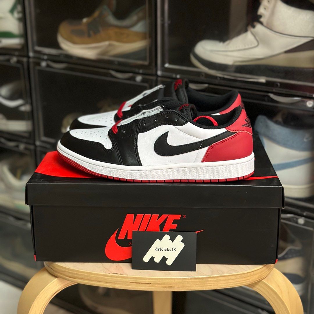 Pre order Jordan 1 Black Toe Low Men s Fashion Footwear