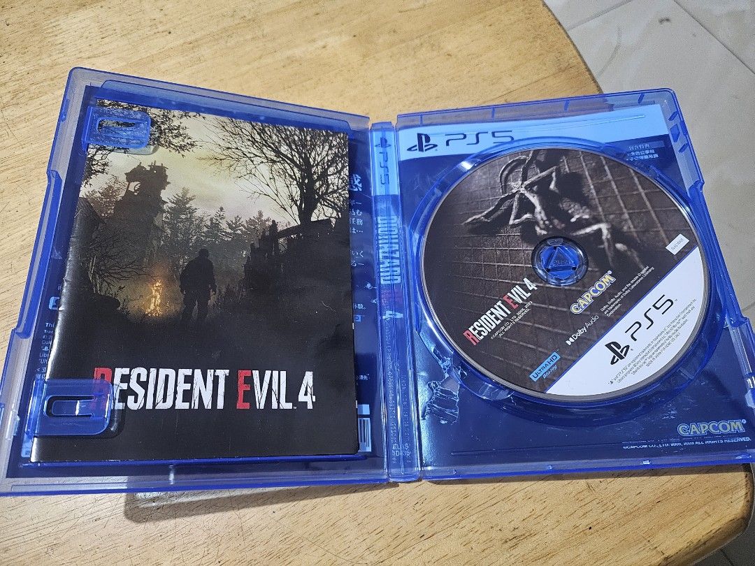 [PS5 PRELOVED GAME] RESIDENT EVIL 4 REMAKE, Video Gaming, Video Games
