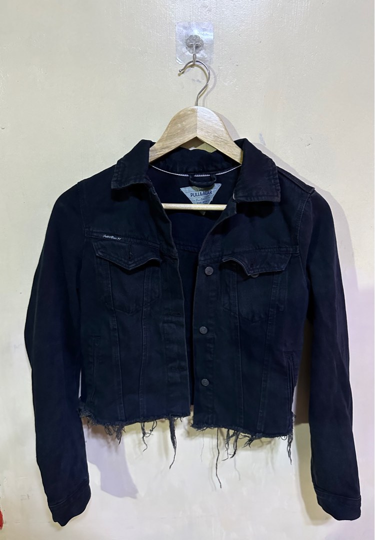 Pull&Bear Denim Jacket, Women's Fashion, Coats, Jackets and Outerwear