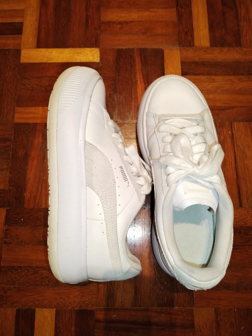 Puma Women Suede Mayu Mix Trainer Platform Shoe Kasut Perempuan