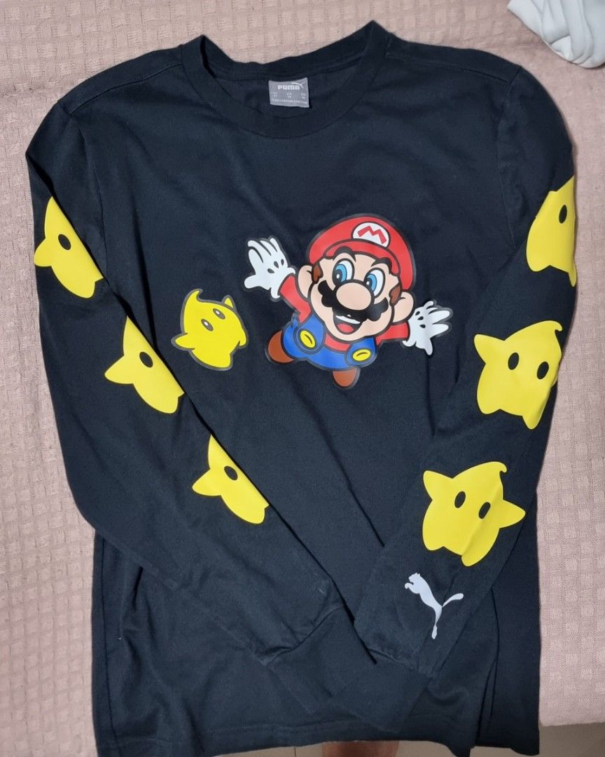 Puma x Super Mario Galaxy Black Long Sleeve Shirt