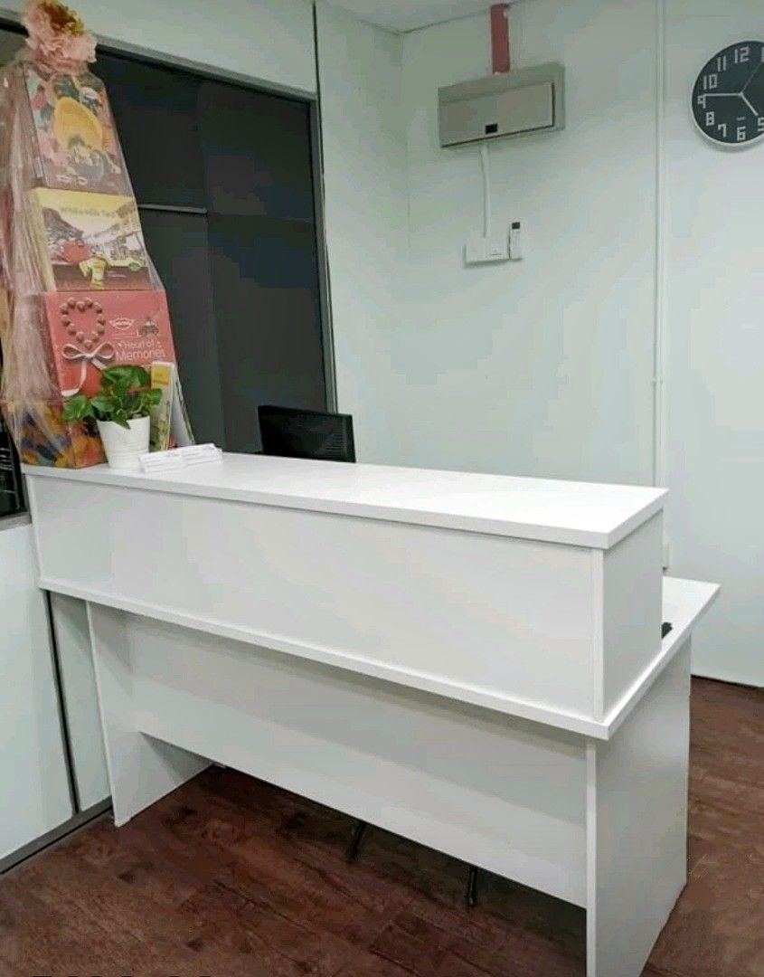 Reception Counter Table Counter Cash Counter Meja Kauntet Meja Cashier