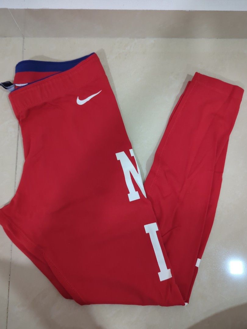 Red on sale nike tights