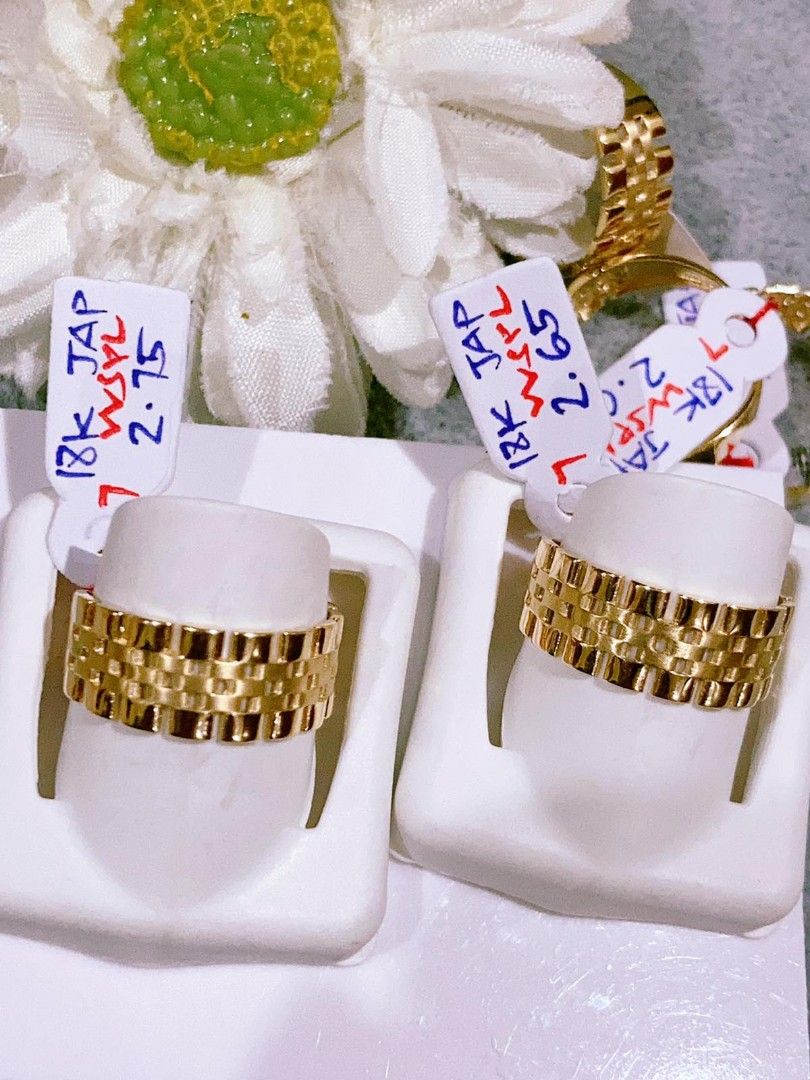 Rolex ring 18k japan gold