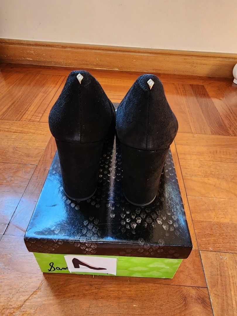Sam edelman stillson black cheap suede