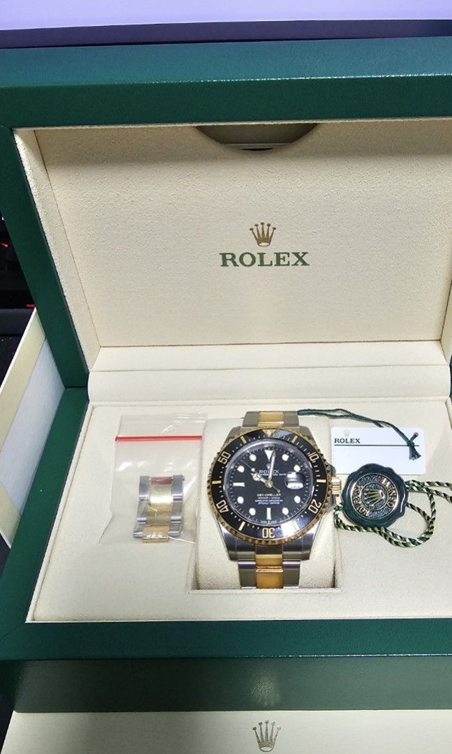 Sea Dweller Half Gold Luxury Watches on Carousell