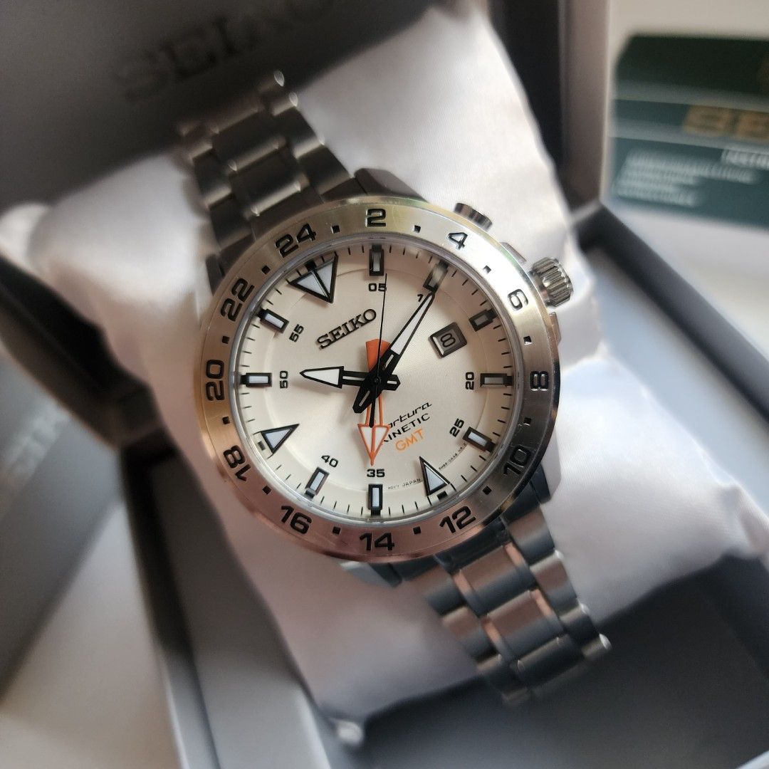 Seiko Sportura Polar Kinetic GMT SUN025 aka Explorer GMT Men s
