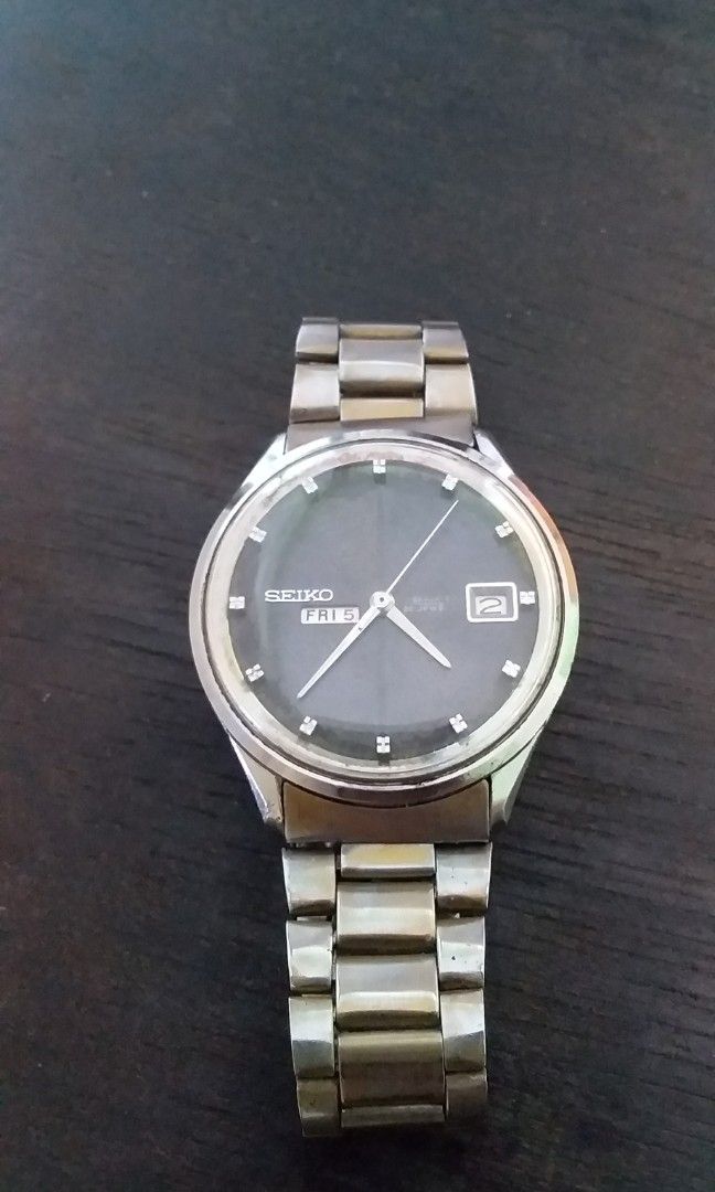 Rare Seiko Weekdater sea lion M55 Otomatis, Antik, Jam Perhiasan